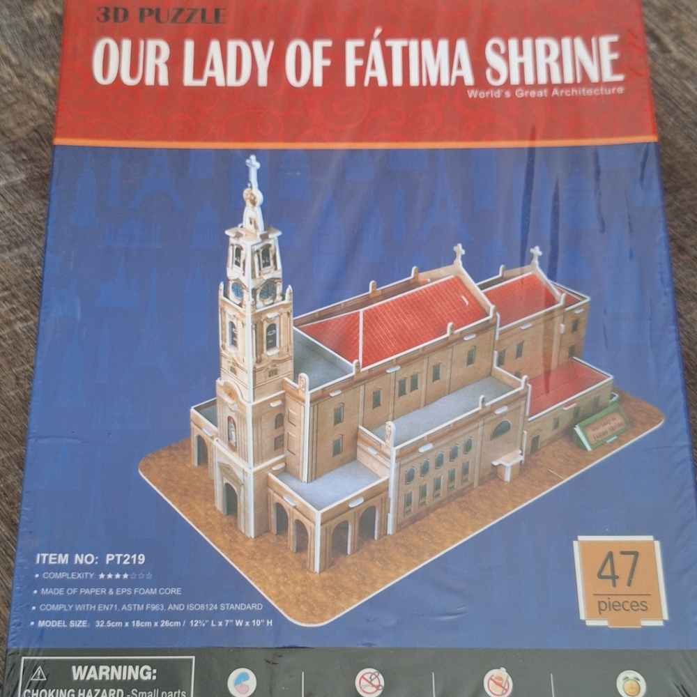 3D Puzzle of Our Lady of Fátima Shrine - NIP